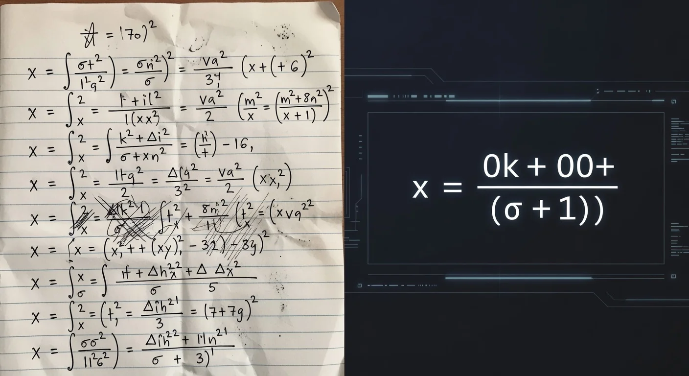How OCR translates handwriting into digital math.